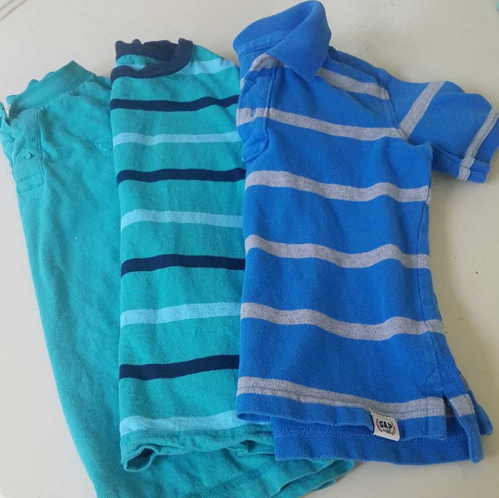 Boy bundle of 3 short sleeve shirts